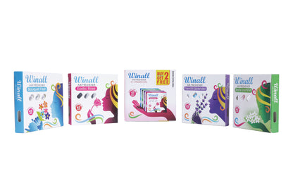 WINALL Bathroom Air Freshener Blocks - 200g (50gx4) | Assorted Pack | Buy 2 Get 2