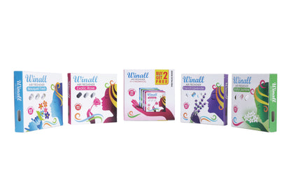 WINALL Bathroom Air Freshener Blocks - 300g (75gx4) | Assorted Pack