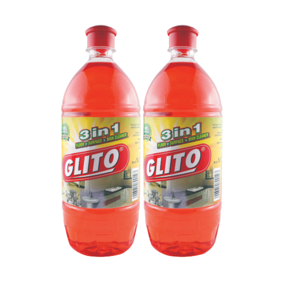 GLITO Ultimate Multipurpose Cleaner - 3 in 1 | Power for Dishes, Floors, and Surfaces