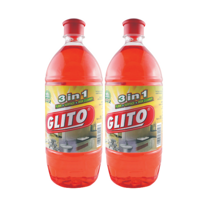 GLITO Ultimate Multipurpose Cleaner - 3 in 1 | Power for Dishes, Floors, and Surfaces